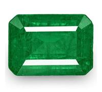 INDIA MADE Lab Certified Untreated Unheated 5.25 Ratti / 4.65 Carat Panna Emerald Rectangle Gemstone-B0BSTY2Q4W
