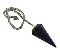 INDIA MADE Lapis Lazuli Pencil Dowser Pendulum, Stone Crystal For Reiki easing, Dowsing, Meditation, Peace, Vastu, Positivity-B07S1WRWV1