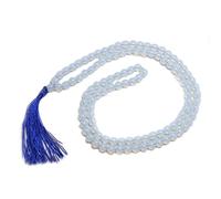 INDIA MADE Natural Activated Energized Opalite Mala | Natural Opalite Mala Improves Communication on All Levels And Especially The Spiritual-B09RV9YXJ3