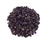 INDIA MADE Natural Amethyst Big Chips Stone Purple Crystal easing Stones Pebble | Natural Amethyst Big Chips Stone Promotes Hormone Balance & Detoxifies The Body (500 Gms)-B09Q1Z64PD
