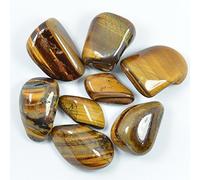 INDIA MADE Natural Amethyst Brazilian Black Tourmaline Citrine Rose Quartz Green Jade Selenite Tiger Eye Sodalite Sunstone Golden Pyrite easing Crystal Reiki Stones Tumble Gemstones-B09XF8YBFL
