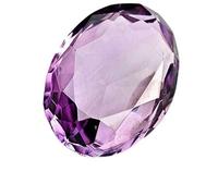 INDIA MADE Natural Amethyst Stone 2.25 Ratti / 2.05 Carat Lab-Certified Natural Premium Quality Amethyst (Katela/Kathela) Rashi Ratna Precious Loose Gemstone-B09DZ2G6CP