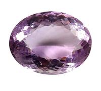 INDIA MADE Natural Amethyst Stone 6.25 Ratti/5.70 Carat Lab Certified Earth Spirit Natural Katela / Kathela Rashi Ratna Loose Gemstone for Men Women B09DZ4J4N4