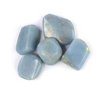 INDIA MADE Natural Angelite Tumble Stone Raw Rough Stones For Reiki easing And Crystal easing Tumbled Stone (Color : Light Blue)-B097STSBF1