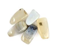 INDIA MADE Natural Banded Agate Tumble Stone Raw Rough Stones For Reiki easing And Crystal easing Tumbled Stone (Color : Multi)-B0994KHLM5