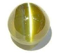INDIA MADE Natural Cat's Eye (Lehsooniya) 8.50 Ratti - 7.72 Carat Aa++ Quality Loose Gemstone Oval Shape Men Women S-B0CR7CH27V Silver Simulated Sapphire Silver
