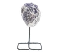 INDIA MADE Natural Crystal Raw Stone Stand For Reiki easing And Fengshui (Assorted Shape)(10X6 Cm Approx.) (Amethyst)-B0CJLC8SN1