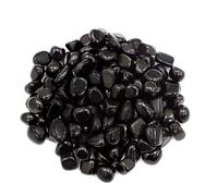 INDIA MADE Natural easing Crystals Black Onyx Tumble Stone | Black Onyx Tumble Stone To Enhance And Clear Focus, Amplifies Your Intentions (50 Gram)-B09R1PVQYL