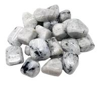 INDIA MADE Natural Energised For Feminine Divine Energy Release Emotional pressure, Anxiety, Tension & Promot Emotional easing And Inner Peace Rainbow Moonstone Tumble 150 Gram-B0DJFZ2JB9