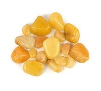 INDIA MADE Natural Golden Quartz Tumble Stone Raw Rough Stone Tumbled Pack Of 200 Gram-B0994JV8YS