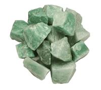 INDIA MADE Natural Green Aventurine Aaa Grade Raw Crystal Stones For easing And Meditation - 200 Grams Pack Of 4 To 8 Natural easing Crystals-B0CMDFQSG4