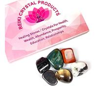 INDIA MADE Natural Grounding Tumble Stone Kit 7 Chakra Crystals All Tumble Sets Energized by Experienced Reiki easing Grand Master-B09WYT2ZFP