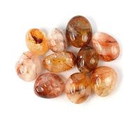 INDIA MADE Natural Hematoid Quartz Tumble Stone Raw Rough Stones For Reiki easing And Crystal easing Tumbled Stone (Color : Multi)-B0994JHCLS