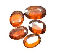 INDIA MADE Natural Hessonite At Wholesale Lot (Rs 150/Carat) Fine Quality Oval Shape गोमेद Loose Gemstone For Reselling Astrologers Jewellers Crystal easing Kumbh Aquarius Rashi-B0C7QDYZQY