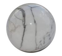 INDIA MADE Natural Howlite Ball Sphere For Reiki And Chakra easing-B0B97GLC2Z