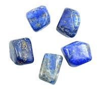 INDIA MADE Natural Lapis Lazuli Tumble Stone Raw Rough Stone Tumbled Pack Of 50 Gm-B07K8DSJVY