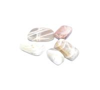 INDIA MADE Natural Multi Moonstone Tumbled Set Of 5 Stone Chakra & Reiki easing Manifestation Stone Meditation Crystal Pocket Stone-B07C7G8F9X