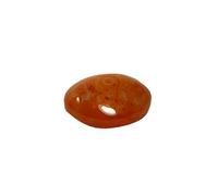 INDIA MADE Natural Nazar Tibetan Evil Eye 2 Eyes Dzi Bead Lumik Semi Precious Gemstone 15.3ct B08SKBW8DB, Silver, Synthetic Sapphire, Silver, Created Sapphire