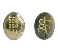 INDIA MADE Natural Pyrite Crystal Zibu Coin For Reiki easing, Vastu easing, Tarot Reading, Wealth, Abundance & Gift Article-B0CT3LXYMB