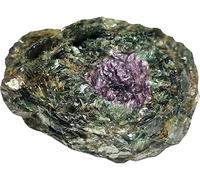 INDIA MADE Natural Ruby Covered In Mica Raw/Rough Crystal Stone (34 Gram)-B09SCRGFZ6