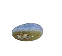 INDIA MADE Natural Semi Precious Blue Lace Agate 90.2Ct-B08VGGSZVV
