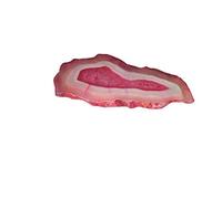 INDIA MADE Natural Semi Precious Pink Sulemani Pathar Slice-B08T61D2BH
