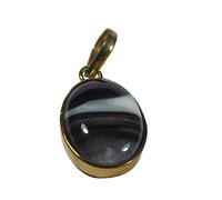 INDIA MADE Natural Semi Precious Sulemani Gemstone Locket-B08T6CPSGQ