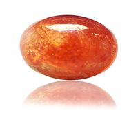 INDIA MADE Natural Sun Stone - Sang Sitara Lab Certified Aaa++ Quality 4.25 Carat Gemstone For Men & Women Lab Certifed-B0C7N3F1C5