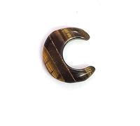 INDIA MADE Natural Tiger Eye Crystal Half Moon Shaped easing Crystal For Reiki easing-B09QMJ4B98