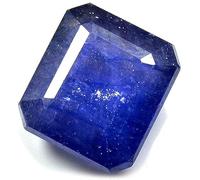 INDIA MADE Neelam Stone Certified Natural Blue Sapphire Gemstone 9.25 Ratti Square Shape-B0CHF6Y28Q
