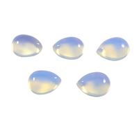 INDIA MADE Opal Lab-Created Gemstone 6X9 Mm Pear Shape 5 Pcs Wholesale Lot 6.4Cts Gtc-463-B09SPZFWGG