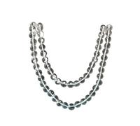 INDIA MADE Original Sphatik Mala For Men Certified | Sparkable, Clear Quartz Sfatic Rosary For Astrological, Positive Energy Natural 108+1 Beads Mala For Men And Women-B0BTVZ5HBZ, Silver, Created