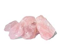 INDIA MADE Raw 50 Gm Rough Stone Natural easing Crystal Stone Reiki Chakra Balancing (Rose Quartz)-B07MVFGD1F