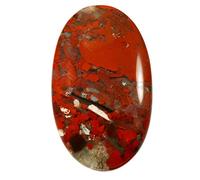 INDIA MADE Red Rainbow Jasper Oval Natural Loose Gemstone 44.15Cts Qj83-B09DYTWHX4