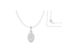 INDIA MADE Sterling Silver (92.5% Purity) God Allah Barkat Pendant (Pendant with Chain) for Men and Women Silver Islamic Muslim Allah Kareem Chain for Happiness & Wealth -AMZ194