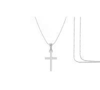 INDIA MADE Sterling Silver (92.5% Purity) God Jesus Pendant (Pendant with Chain) for Men & Women Pure Silver Lord Isa Masih Chain Locket for Good Health AMZ136, Silver