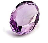 INDIA MADE Super Quality Natural Amethyst Stone 3.25 Ratti Lab-Certified Earth Mind Super Quality Natural Katela/Kathela Rashi Ratna Loose Gemstone For Men & Women-B09DZ6BRFV