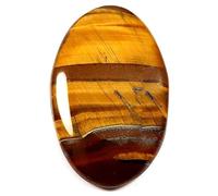 INDIA MADE Tiger Eye Ratti 6.00-5.00 Carat Natural Gemstone Tiger Eye Bead Crystal easing Stone For Jewelry Making, Lab Certified-B0BVMH7N5F