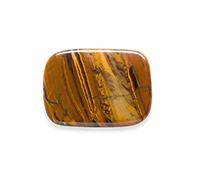 INDIA MADE Tiger Eye Stone 3.25 Ratti 2.55 Carat Natural Earth Mined Deluxe Quality Lab-Certified Tiger Eye/Tiger Stone/Tiger'S Eye Chitti Loose Gemstone-B0B9S5M4K9