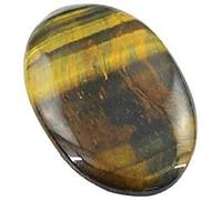INDIA MADE Tiger Eye Stone 9.25 Ratti / 8.50 Carat Natural Earth Mined Aa+ Quality Lab-Certified Tiger Eye/Tiger Stone/Tiger'S Eye Chitti Loose Gemstone-B0DKC39C2D