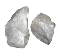 INDIA MADE White Jeda Natural Raw Piece - Quartz Rough - Stone easing Crystals 1 Kg-B09YQBVX7S