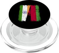 India Malawi Half Flag Indian Malawian Jersey PopSockets PopGrip for MagSafe