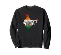 India Map Indian Flag Heritage Souvenirs Outdoors Travel Sweatshirt