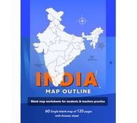India Map Outlines | Blank map worksheets for students and teachers practice: India Map to Conduct Exam in Classroom Or Home Study