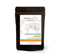 India Monsoon Malabar Coffee Beans, Single Origin, Monsooned Process, Caramel and Spice Flavour, 1KG Whole Beans