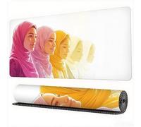 India Mouse Pad 600 x 300 x 3 mm XXL Desk Mat Woman Mouse Mat, Extended Japanese Mousepad, Large Desk Pad with Non-Slip Base and Stitched Edge Office Accessories for Home Gaming Work Laptop, Model880