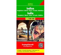 India - Nepal - Bangladesh f&b (r): Wegenkaart 1:2 750 000