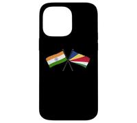 India Seychelles Crossed Flags Indian Seychellois Roots Case for iPhone 14 Pro Max