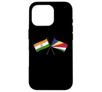India Seychelles Crossed Flags Indian Seychellois Roots Case for iPhone 16 Pro