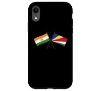 India Seychelles Crossed Flags Indian Seychellois Roots Case for iPhone XR